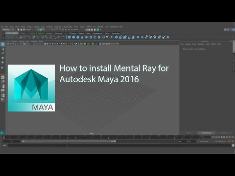 How to get Mental Ray for Autodesk Maya 2016