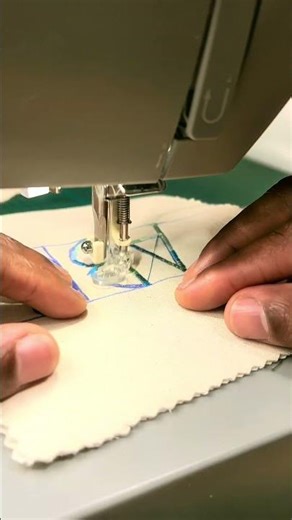 Free motion embroidery at home #sewing #sewinghacks #sewingtips