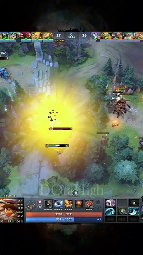 2–0 for Drow… Poor Slark #dota2 #dota2highlights