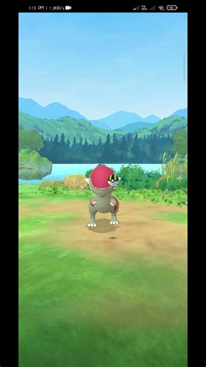 catching a shiny Cranidos in pokemon go