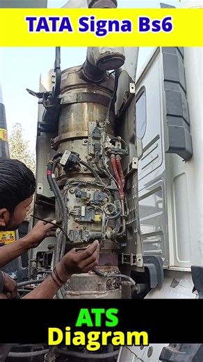 Tata signa bs6 ATS All sensor location, #noxsensor #dpsensor #ats #sensor