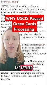 Why USCIS paused Green Cards Processing And What To Expect
