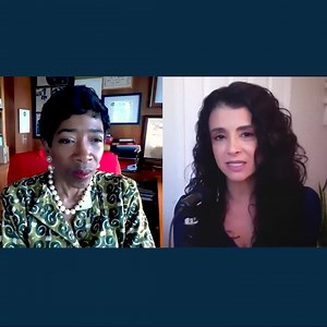 Carla Harris speaks with media entrepreneur Ana Flores, founder and CEO of #WeAllGrow Latina Network, a community that has elevated the voices and stories of Latinas for the past 10 years. | Morgan Stanley