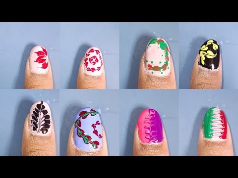 No Tools Nail Art Ideas for Beginners | Super Easy Tricks ‪@SimplenailsbyJanya‬ #nailart #nails
