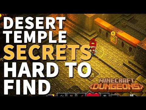Hard to find Desert Temple Secrets Minecraft Dungeons