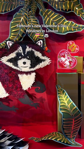 Explore Fortnum’s Romantic Valentine’s Day Windows in London
