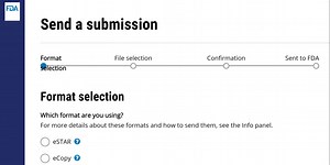 FDA CCP = e-Submission of FDA eSTAR   eCopy   SBD requests
