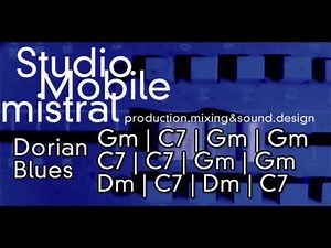 Backing Track - Dorian mode - Rhythm and Blues Jam in Gm