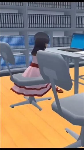 Leaning A laptop in Sakura simulator #sakuraschoolsimulator