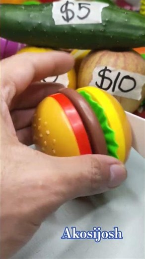 Asmr satisfying 💥🔪Cutting Hamburger 🍔#shortsfeed #Shorts #asmr #satisfying #trending #viral #toys
