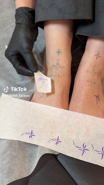 Self Tattoo Journey: Creating Art at Home