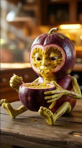 Extremely Cute AI Fruits Eating! | AI ASMR