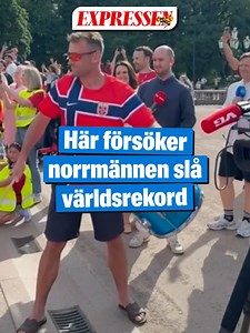 Norrmännen samlade för rekordförsök i rodd – VM-feber i Norge