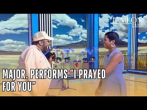 MAJOR. Performs "I Prayed For You", Inspired By Chadwick Boseman