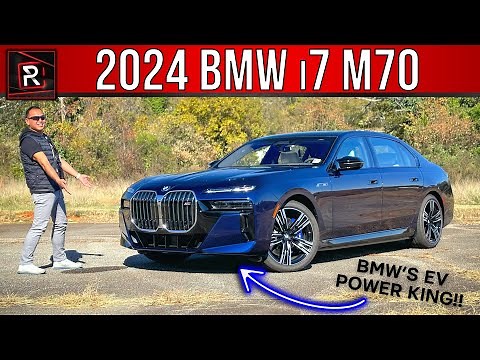The 2024 BMW i7 M70 xDrive Is Ultimate Battery Powered Flagship Luxury Sedan