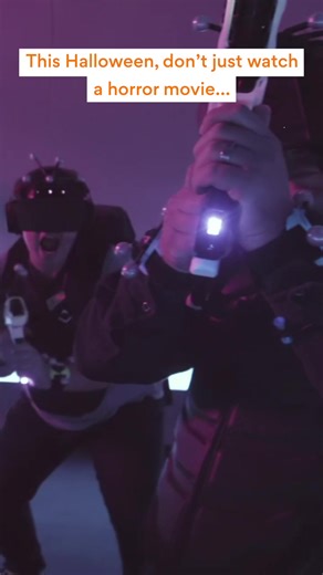 The air is getting cooler, the leaves are getting crunchier, and the zombies are out for blood! 🧟‍♂️🍂 Get into the Halloween spirit this week at Sandbox VR. 🦾 https://sandboxvr.com | Sandbox VR