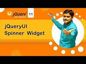 jQuery UI Spinner Widget - jQuery UI Tutorial 11 🚀