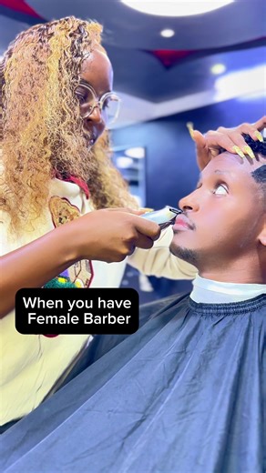 Female barber@MISS ELL 254 | female barber