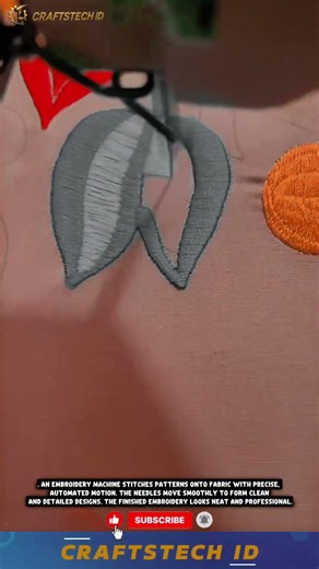 Embroidery Machine | High-Speed Automatic Embroidery Proces #factoryproducts #machine