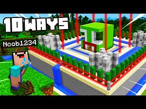 10 Ways To Break Into Unspeakable's IMPOSSIBLE Minecraft House!