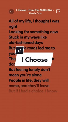 I Choose You Song Lyrics