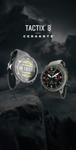 New | tactix 8: Cerakote is one of a kind | Garmin