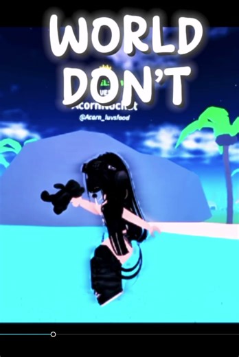 World don’t revolve around you💫