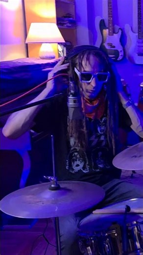 Recording for the new album #recording #drums #reggae #hairstyle