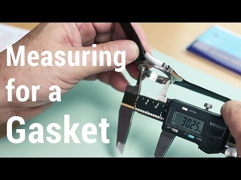 How to Measure for a Crystal Gasket for a Round Bezel