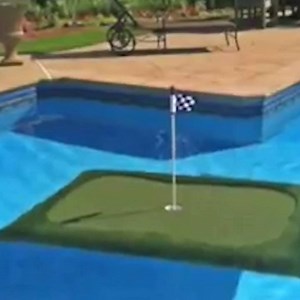 123K views · 724 reactions | Literally, you can sink a hole-in-one with the pool game. What other games would you want to play in the pool? | cheddar news | Facebook