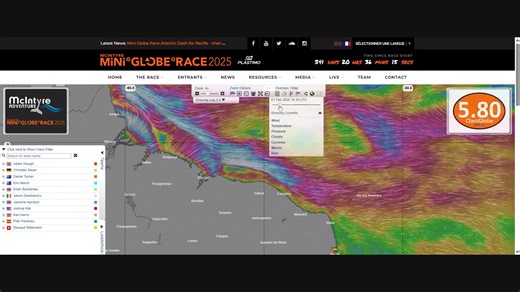 Dan is in! and Pilar/Jakub later today!! McIntyre MGR Tracker Update Entrant reports - Q&A... 31/01/26 #MGR2025 | Mini Globe Race