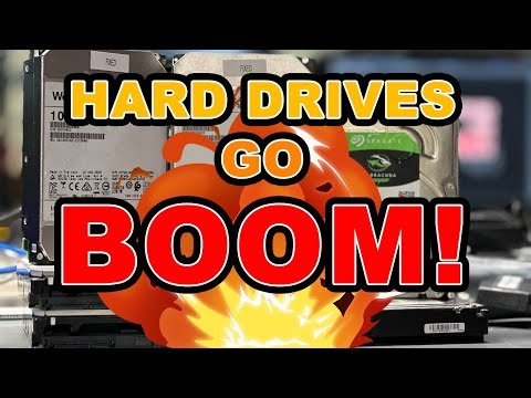 8 HARD DRIVES BLOW UP!