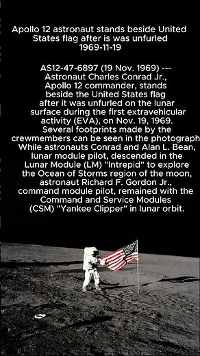 “Apollo 12: The Second Moon Landing — The Flag, The Crew, and the Ocean of Storms (1969)” #history
