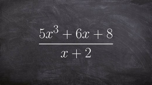 How to divide polynomials using synthetic division