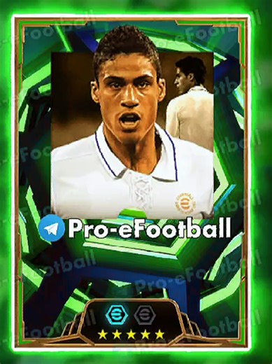 Raphael Varane Joins eFootball Mobile Next Monday