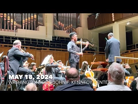 Randall Goosby plays Mendelssohn’s Violin Concerto, May 2024