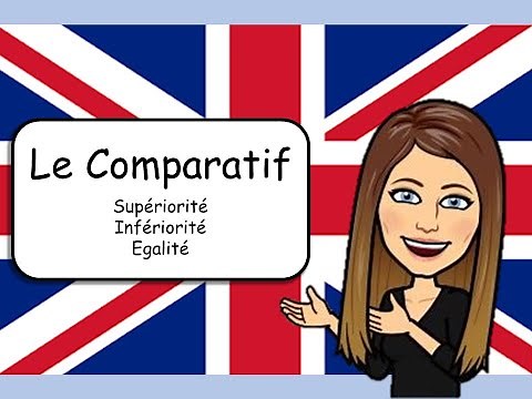 Comparatif en anglais : explication
