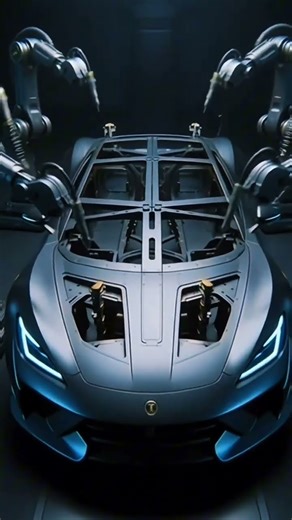 Robots Building a Supercar Chassis in Seconds | New Shorts