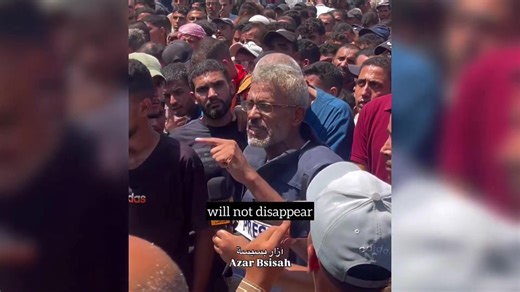 Ezz Al-Masri, the brother of journalist Hussam Al-Masri, killed by the israelis, says the camera of his slain brother will never be shut down | Palestine International Broadcast