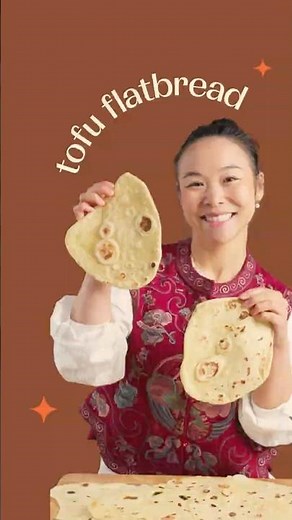 Tofu + flour = flatbread? YES.