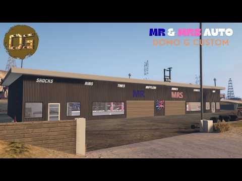 "MR & MRS AUTO" MECHANIC SHOP FIVEM MAP A