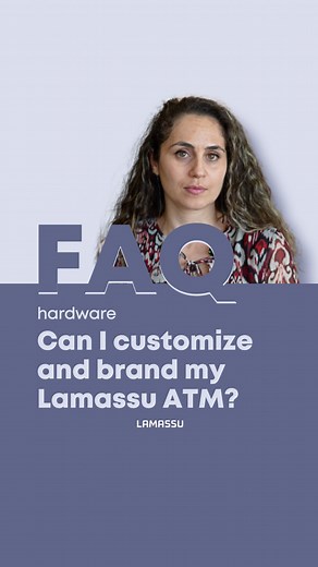 Wondering if you can make your Bitcoin ATM truly yours? 🤔 Our Orders Manager, Mariana Velcheva, answers your customization and branding questions in our latest FAQ Reel! 📹 (Key takeaway: Yes! Let your brand shine on your Lamassu ATM ✨) #BitcoinATM #Branding #Customization #LamassuBTC #FAQ #CryptoATM | Lamassu Cryptomats