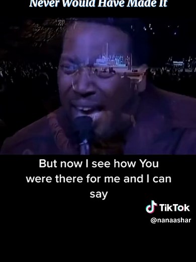Never Would Have Made It - Marvin Sapp #gospelmusic #lyrics #foryou #fyp #marvinsapp