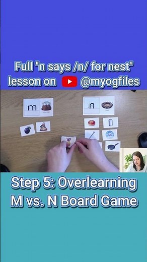 Teach Phonemic Awareness with a Simple M vs N Game 🎲 #structuredliteracy