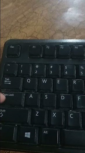 how to use caps lock from keyboard ⌨️ #computer #windows #computerhardware