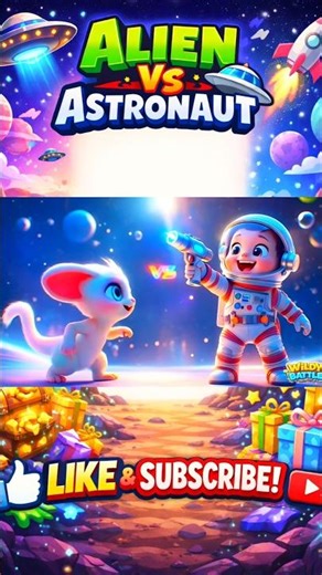 "First Contact! 👨‍🚀 Meet the Secret Space Alien! 👽🌌"