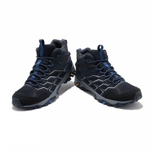 Merrell 戶外鞋 Moab FST 2 MID GTX 男鞋 登山 越野 中筒 耐磨 黃金大底 防潑水 藍 黑 ML034209 | 登山鞋 | Yahoo奇摩購物中心
