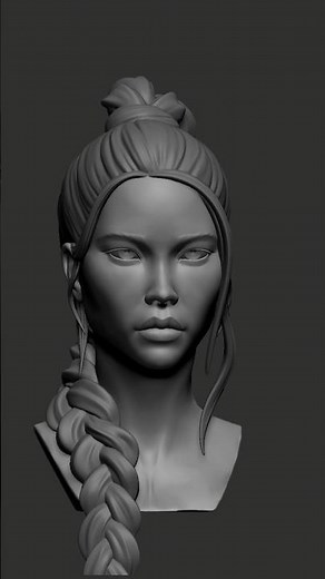 Sculpting a Face in ZBrush (TIMELAPSE)