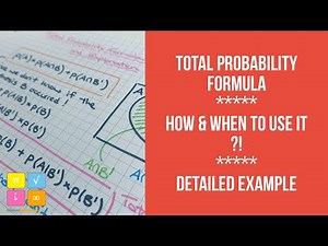 Total Probability Formula - How and When to use it ?! Detailed Example