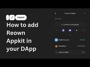 Integrate Reown Appkit into Your DApp in Minutes | Full Guide by MartianAcademy